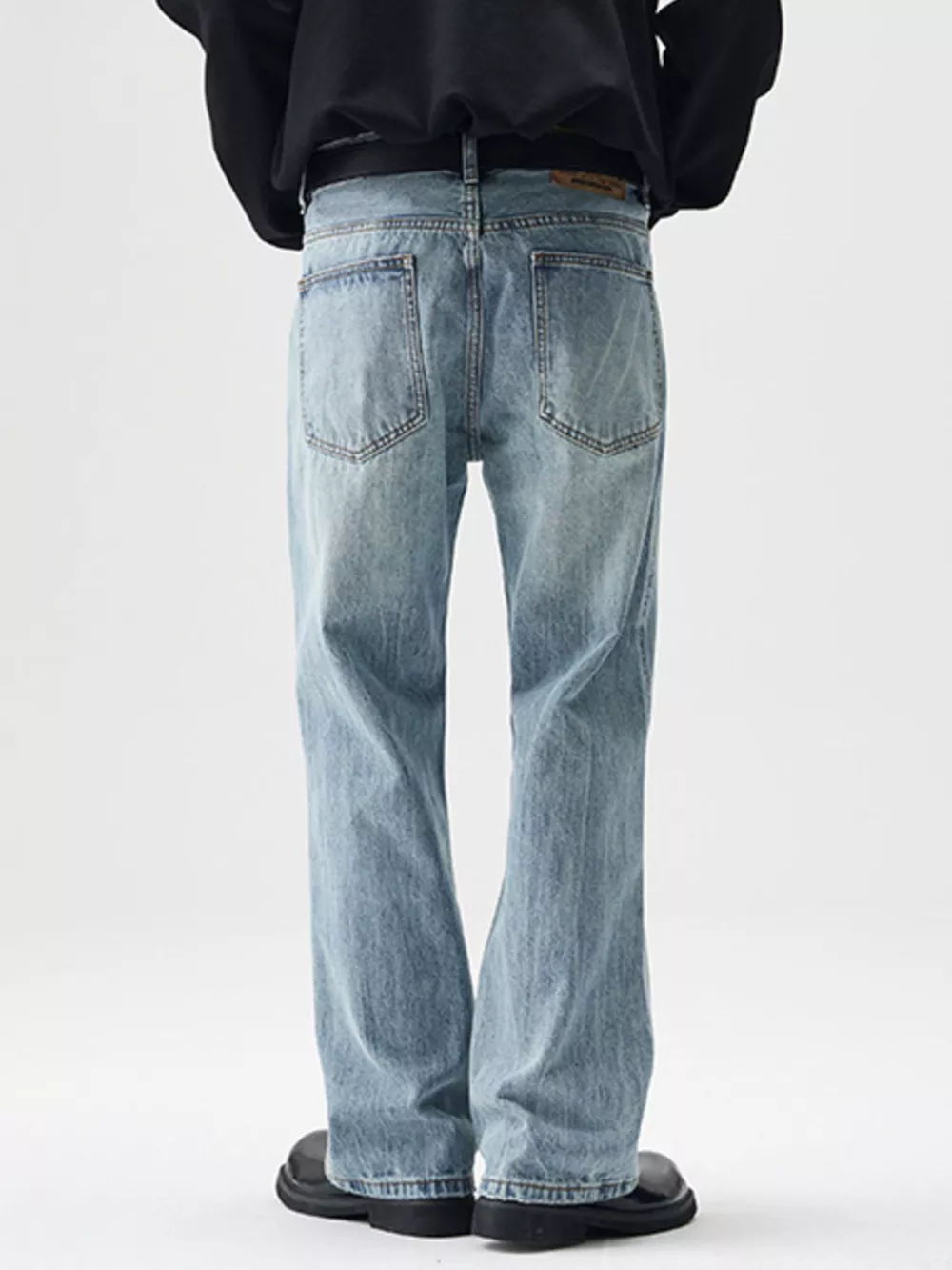 Men's Wash Relaxed Fit Jeans, image 5