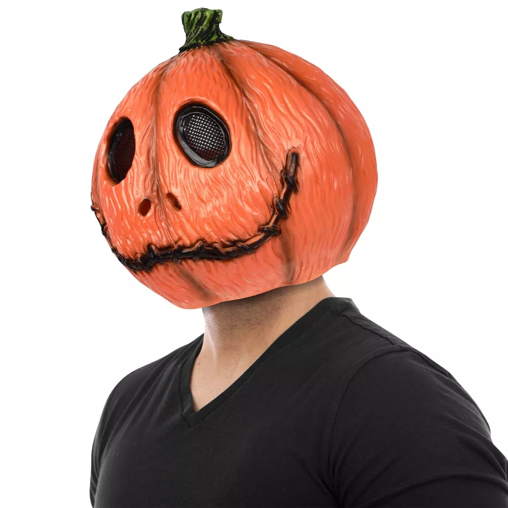 Halloween Pumpkin Head Decorative Mask, image 4