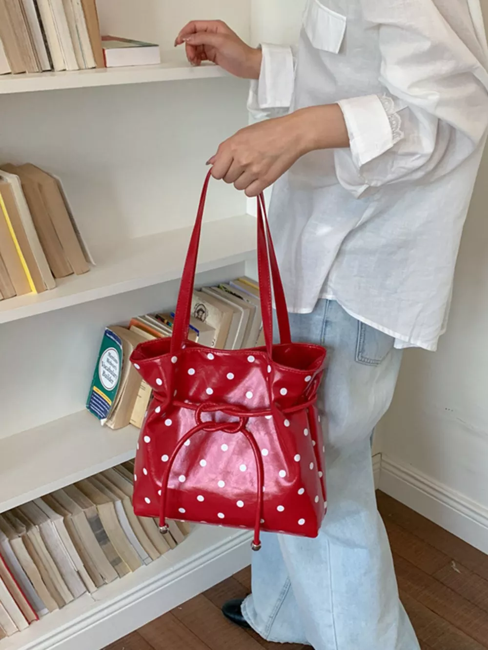 Polka Dot Shoulder Bag, image 2
