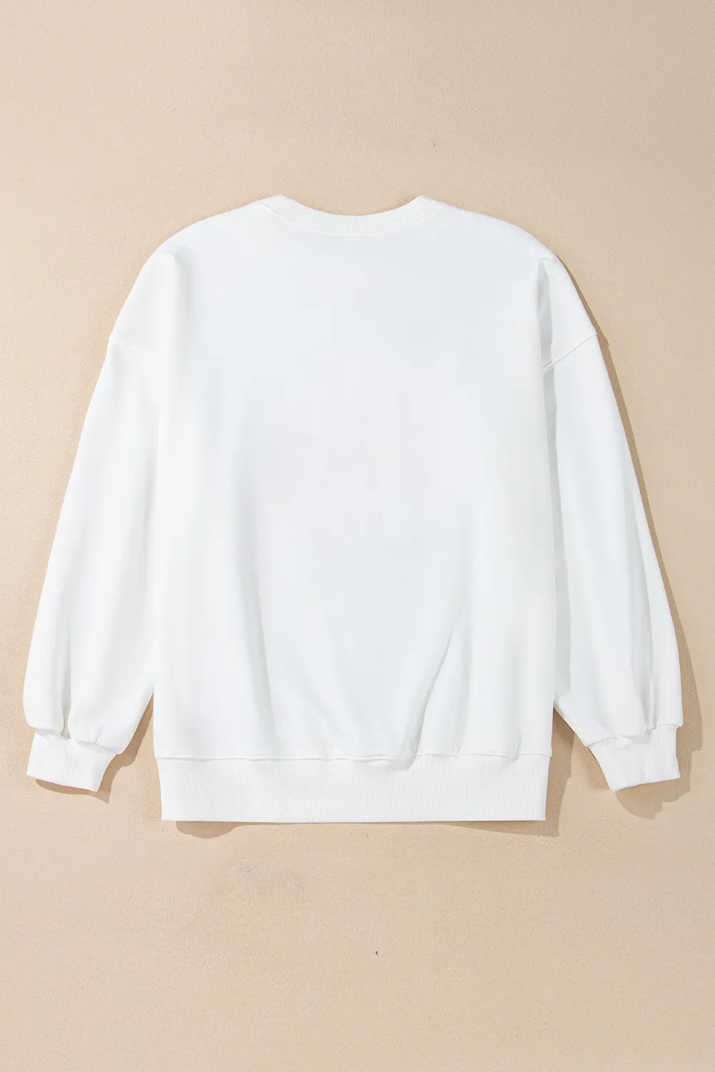 Graphic Round Neck Long Sleeve Sweatshirt, image 7