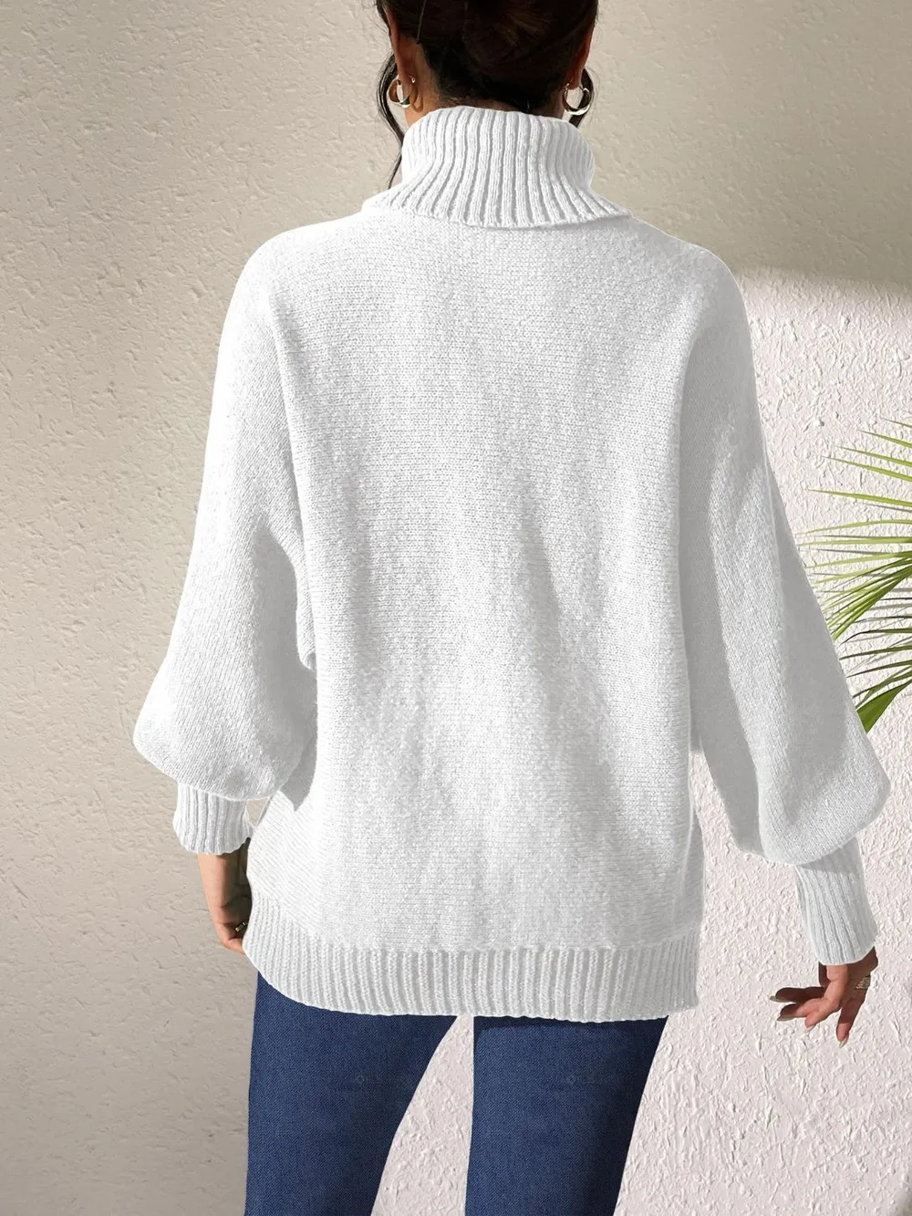 Turtleneck Long Sleeve Sweater, image 9