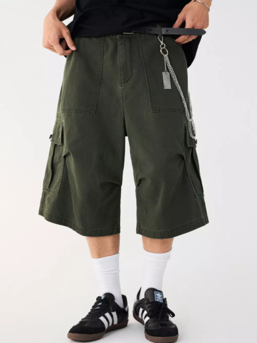 Men's Loose Fit Cargo Shorts, image 6