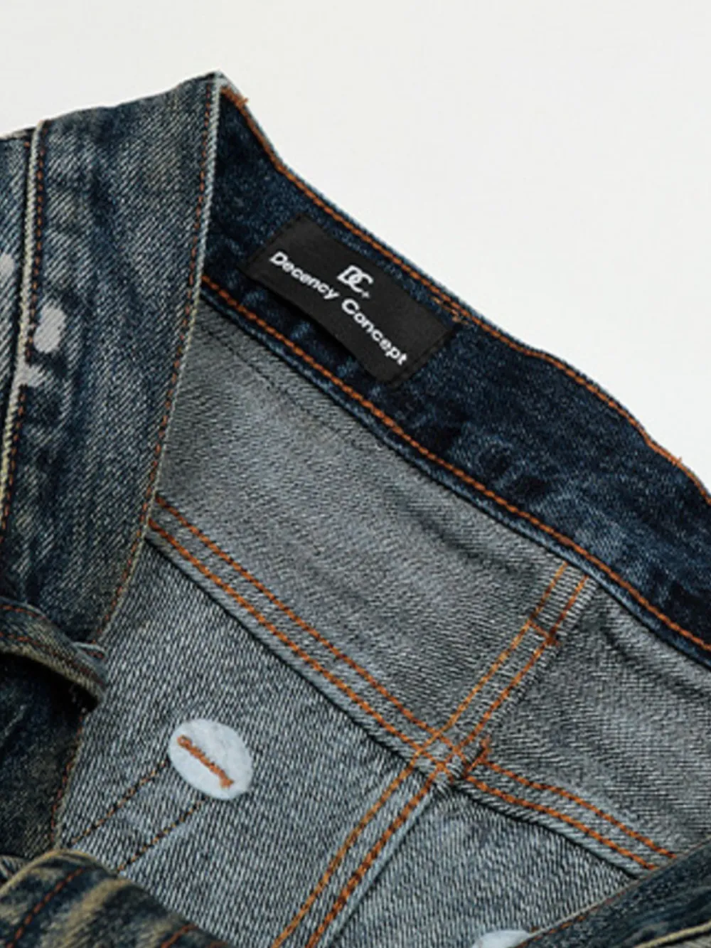 Men's Washed Loose Fit Jeans, image 6