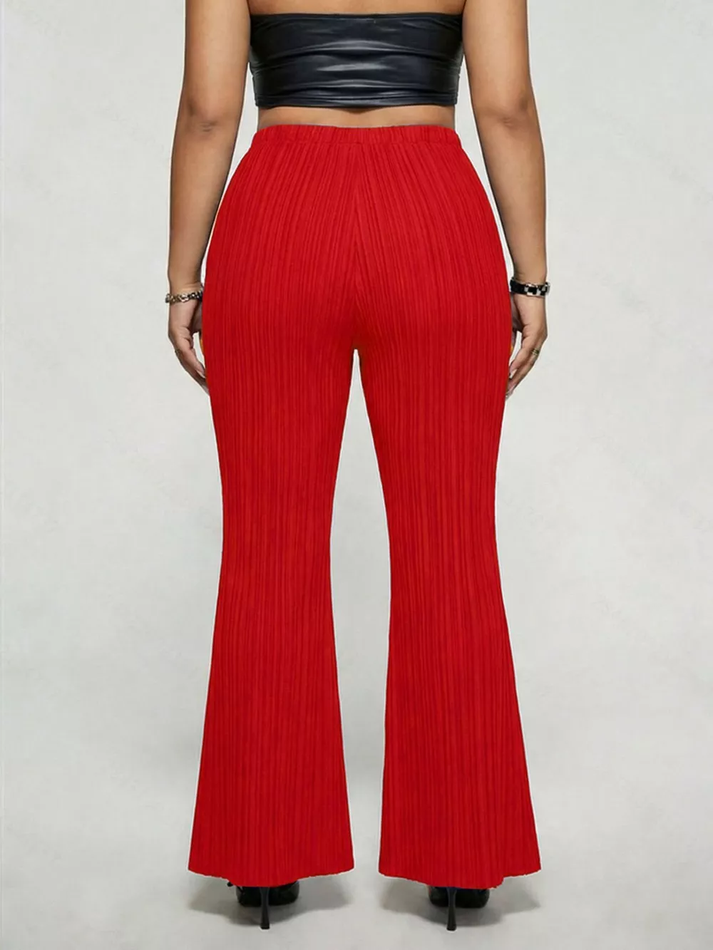 Plus Size High Waist Flare Pants, image 16
