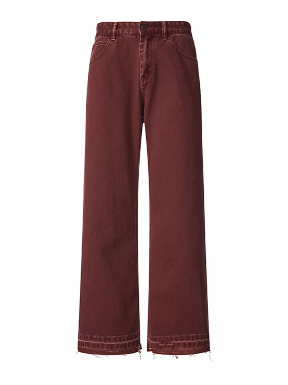 Men's Wash Relaxed Fit Wide Leg Jeans, image 8