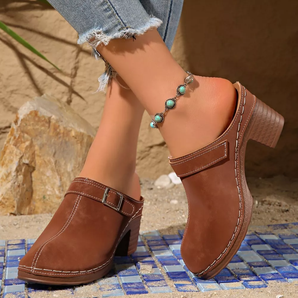 Round Toe Platform Slip-Ons, image 14