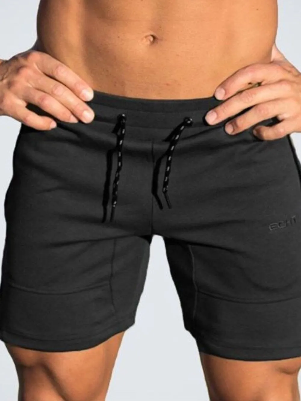 Men's Plus Size Drawstring Shorts, image 4