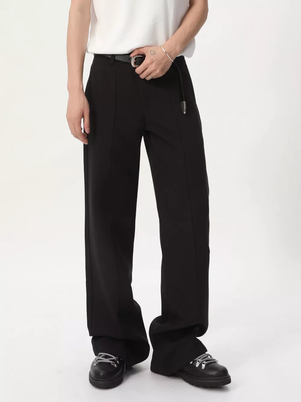 Men's Wide Leg Casual Pants, image 9