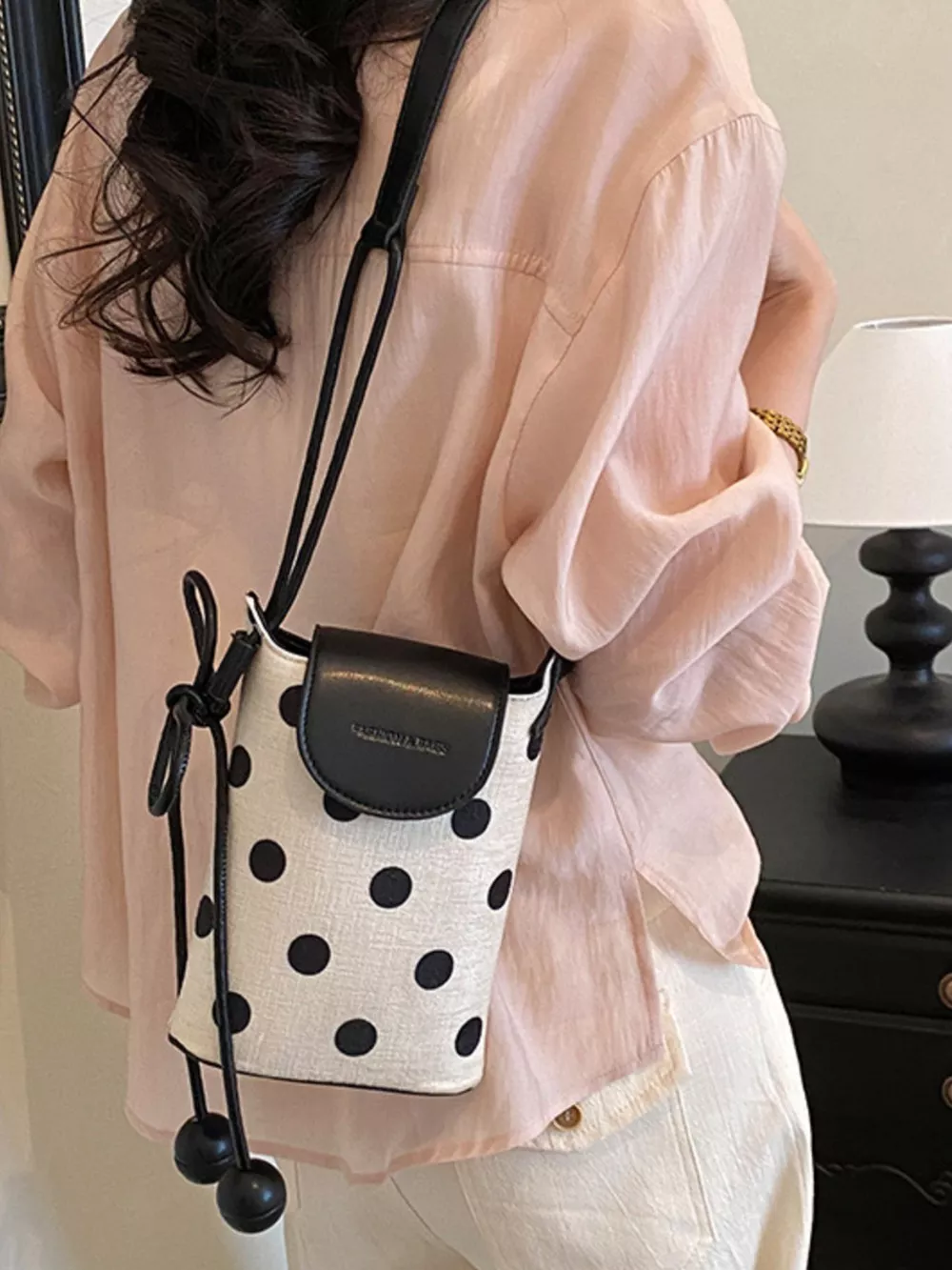 Polka Dot Crossbody Bag, image 6