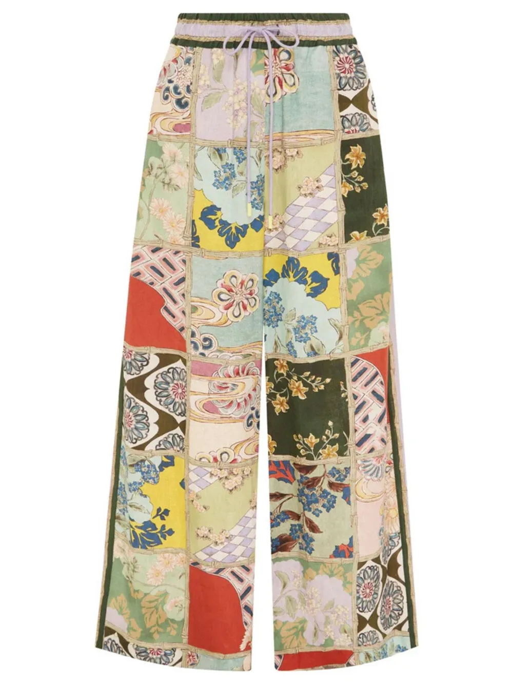 Printed Button Up Shirt and Pants Set, image 6