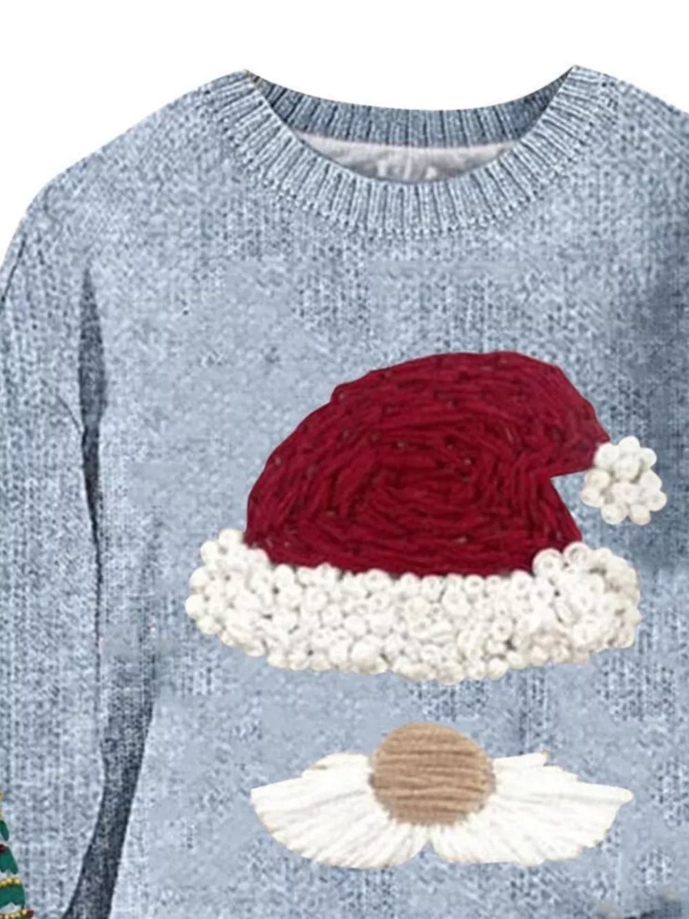 Christmas Graphic Dropped Shoulder Sweater, image 10