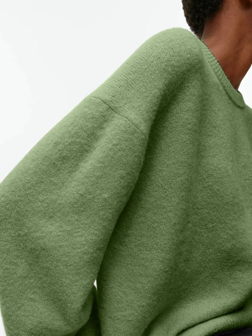 Round Neck Drop Shoulder Sweater, image 18