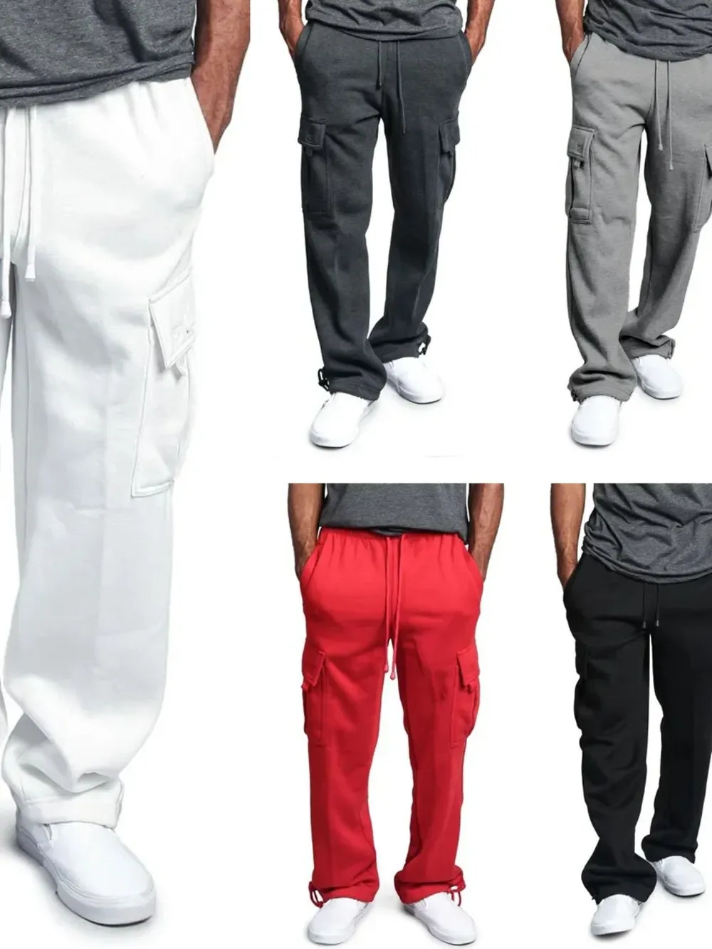 Men's Full Size Drawstring Pants Plus Size, image 2