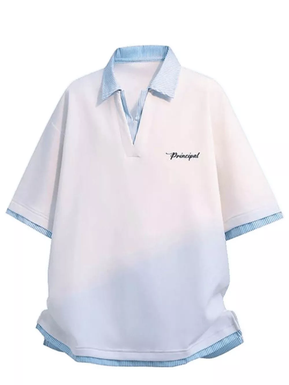 Men's Half Sleeve Loose Polo, image 2