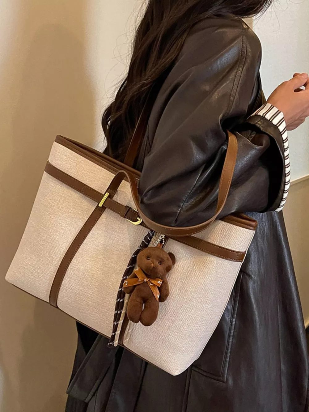 Decorative Buckle Tote Bag, image 9