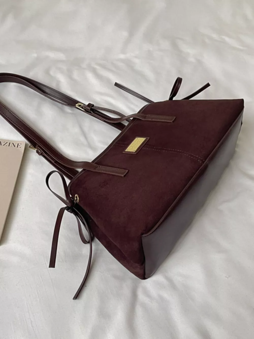 Side Tied Shoulder Bag, image 4