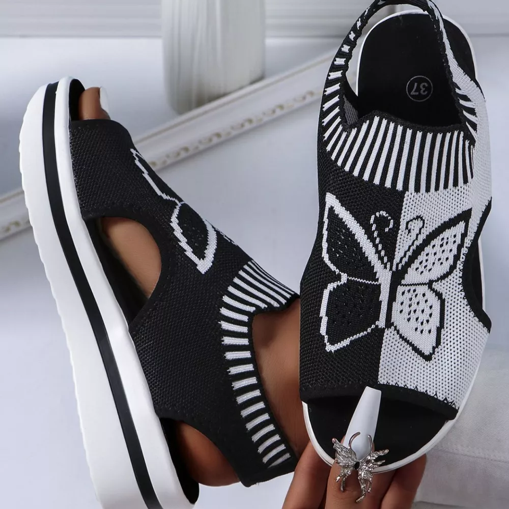 Open Toe Wedge Sandals, image 3