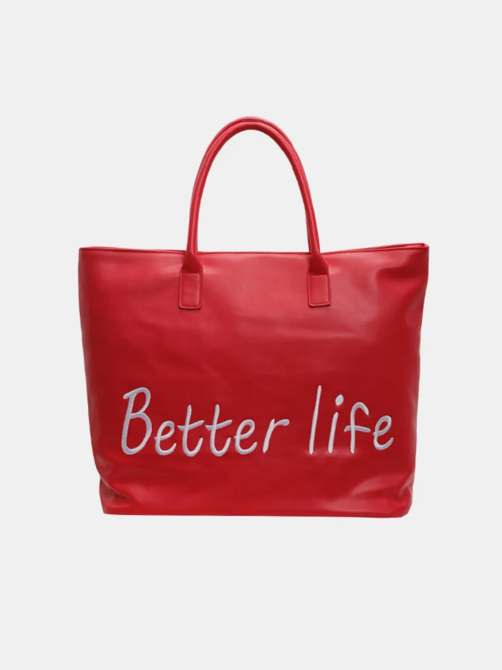 BETTER LIFE PU Leather Tote Bag, image 14