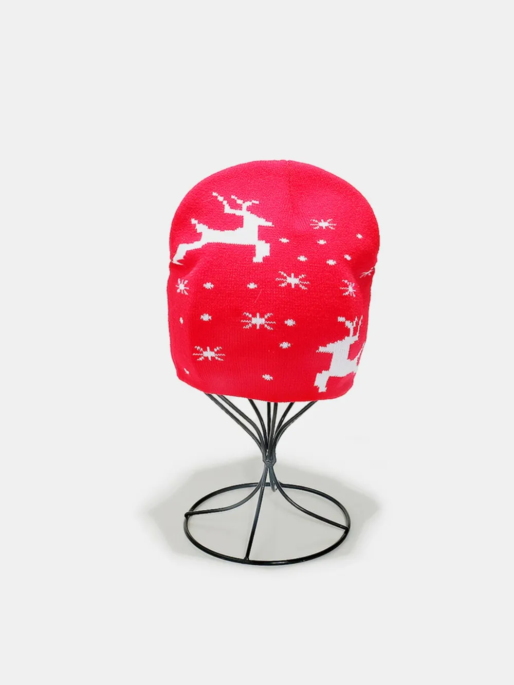 Christmas Pattern Knit Hat, image 4