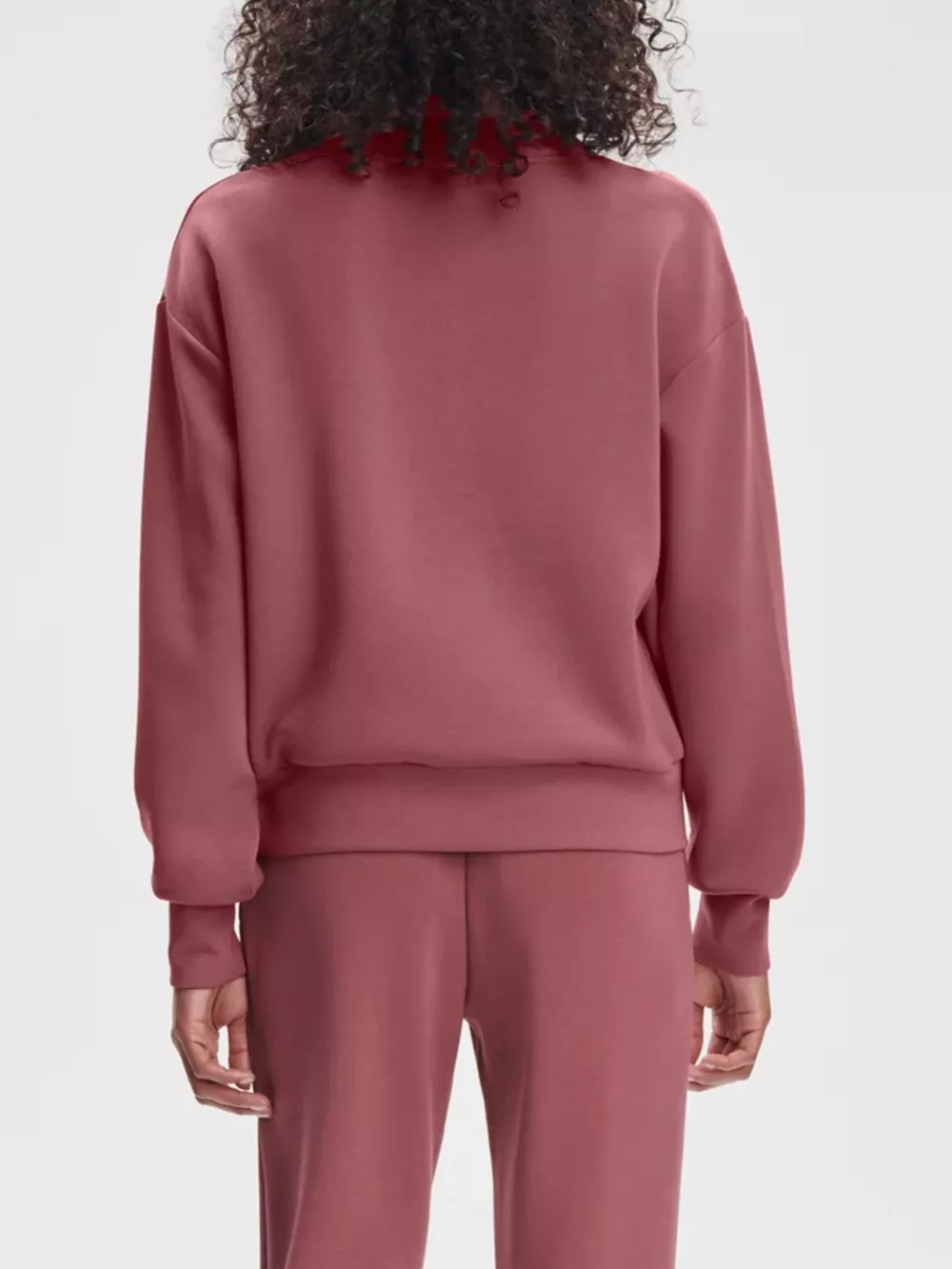 Quarter-Zip Sweatshirt and Wide-Leg Pants Set, image 13