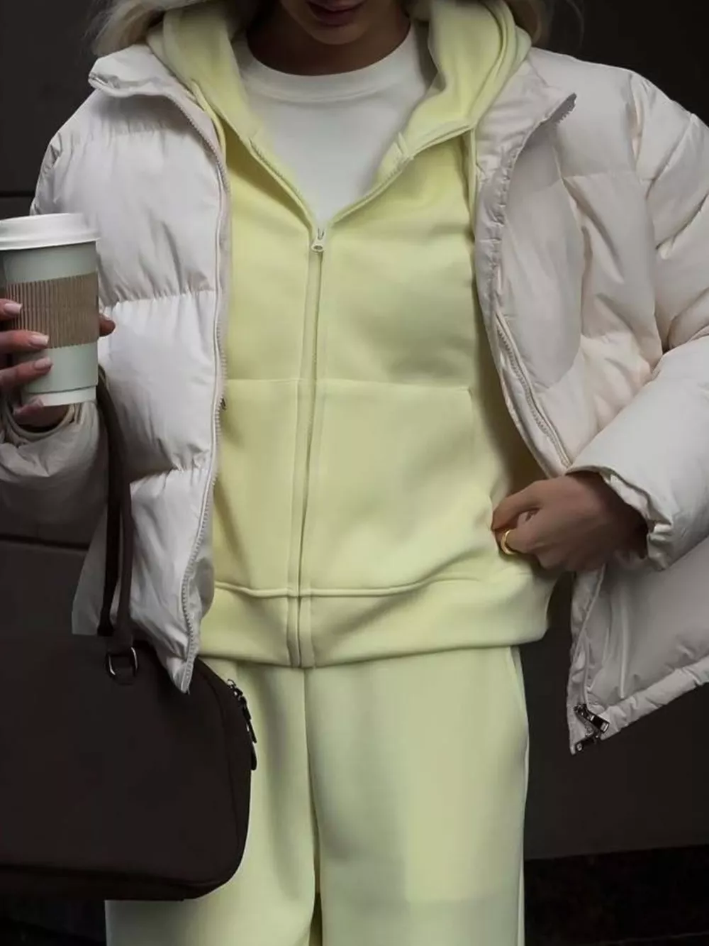 Zip-Up Hoodie and Sweatpants Set, image 16