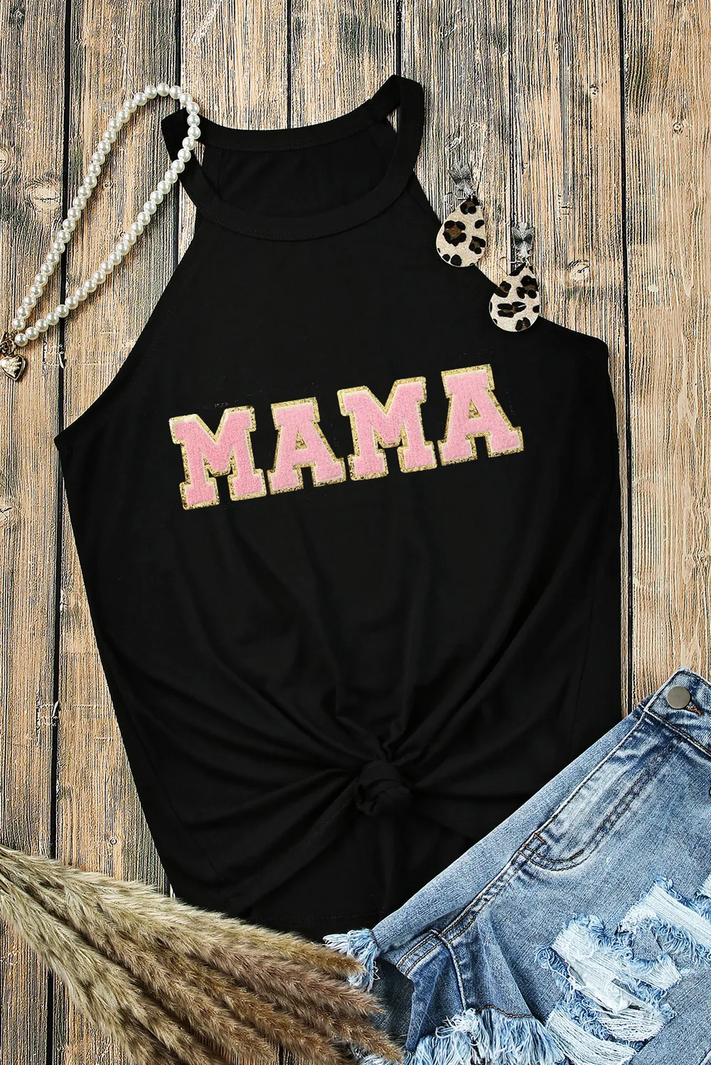 MAMA Round Neck Tank, image 4