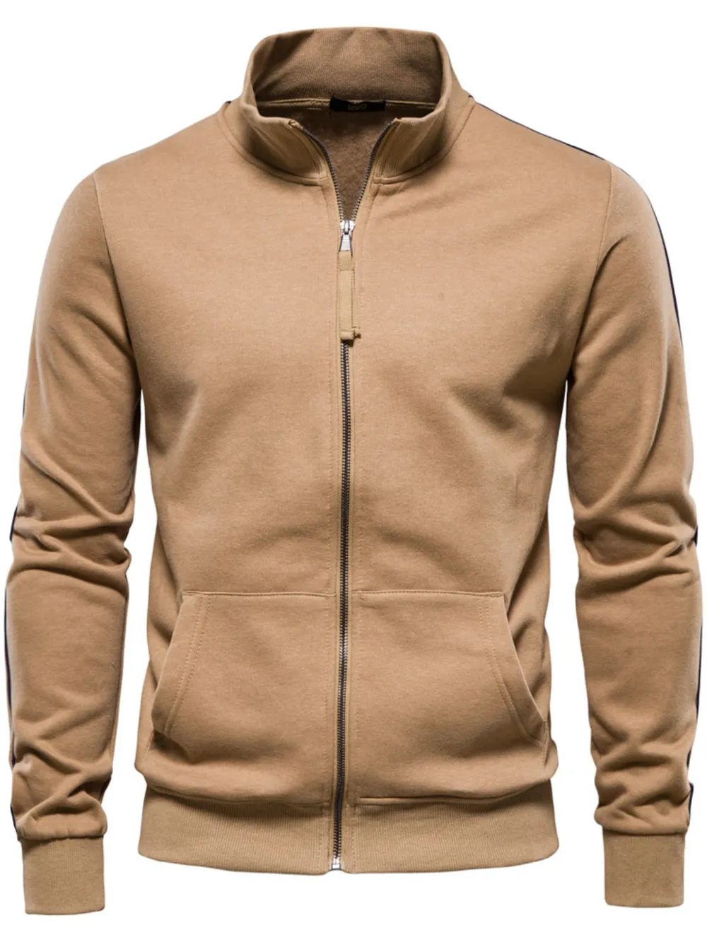 Men's Zip Up Long Sleeve Sweatshirt, image 6