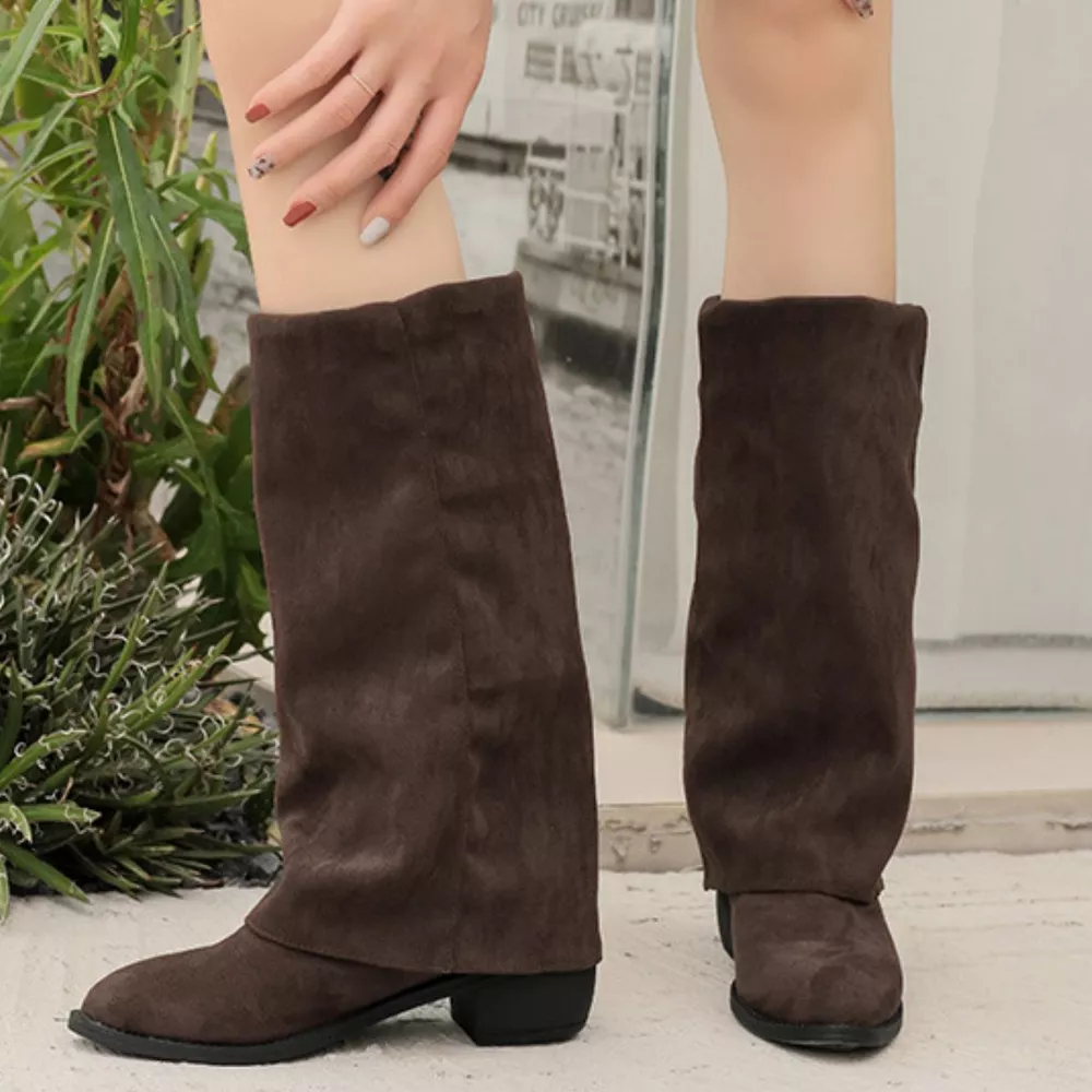 Point Toe Block Heels Boots, image 6