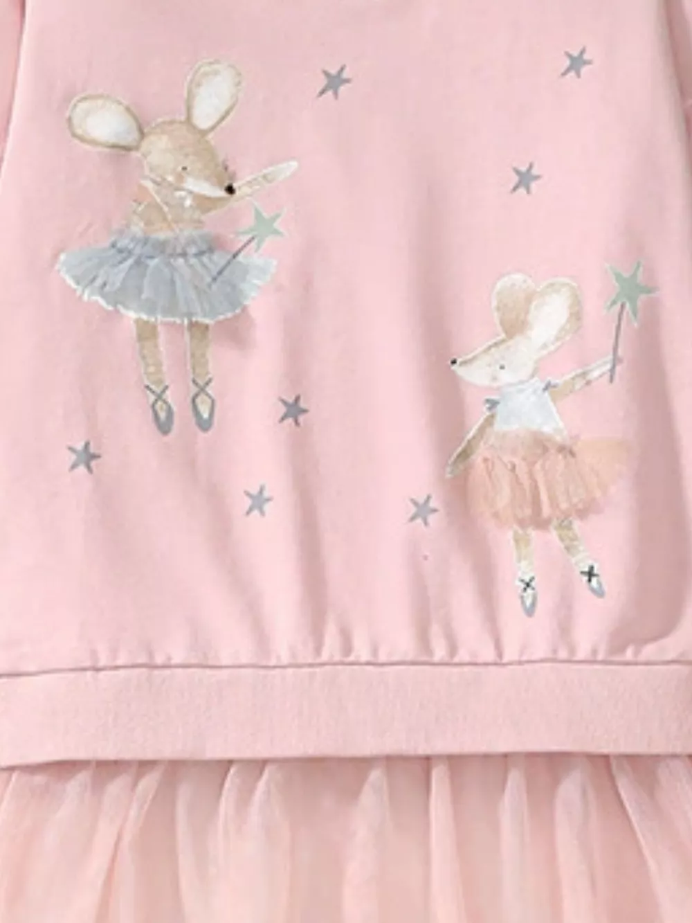 Children's Ballerina Mouse Sweatshirt & Leggings Set, image 3
