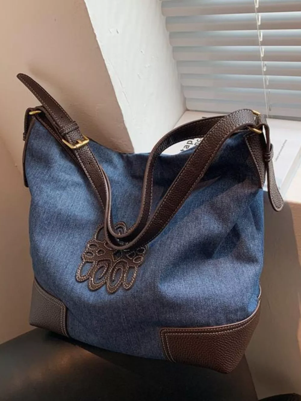 Embroidered Canvas Tote Bag, image 15