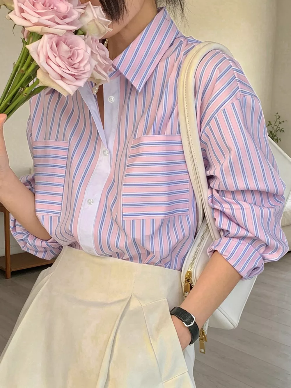 Striped Button-Down Shirt, image 7
