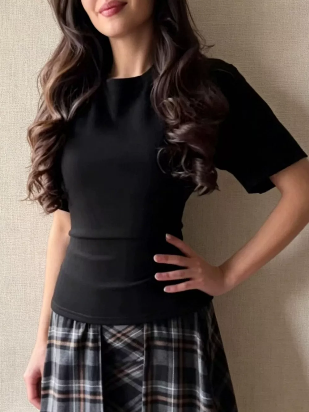 Round Neck Short Sleeve T-Shirt