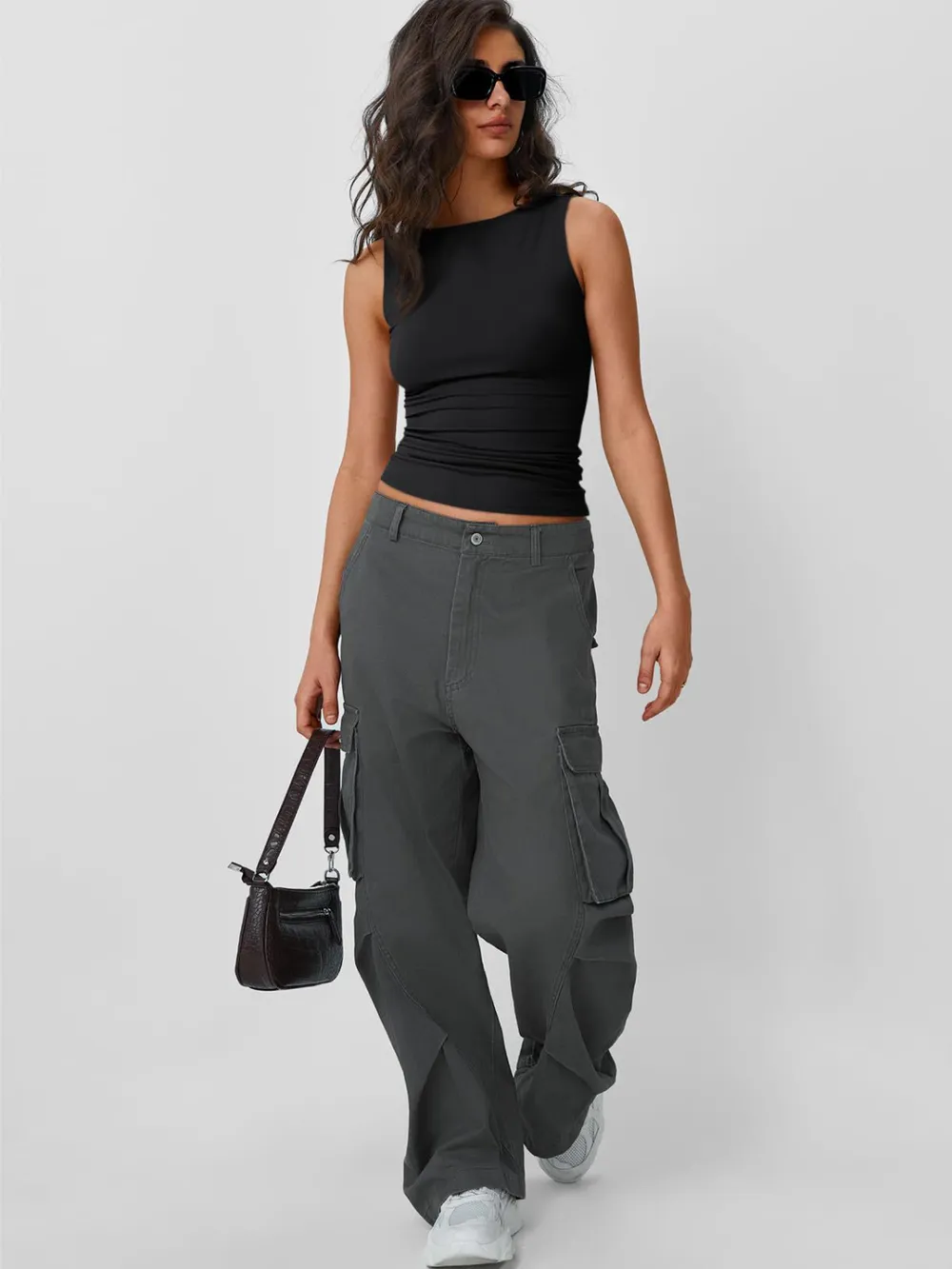 Solid Round Neck Tank, image 14
