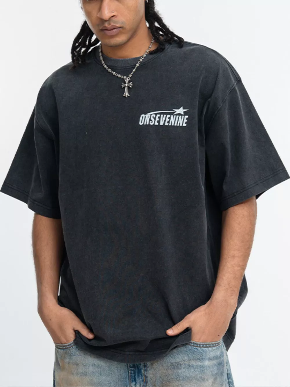 Men's Vintage Washed Graphic T-Shirt, image 2