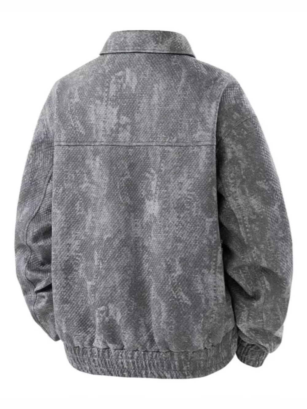 Men's Plus Size Casual Snap-Down Jacket, image 3