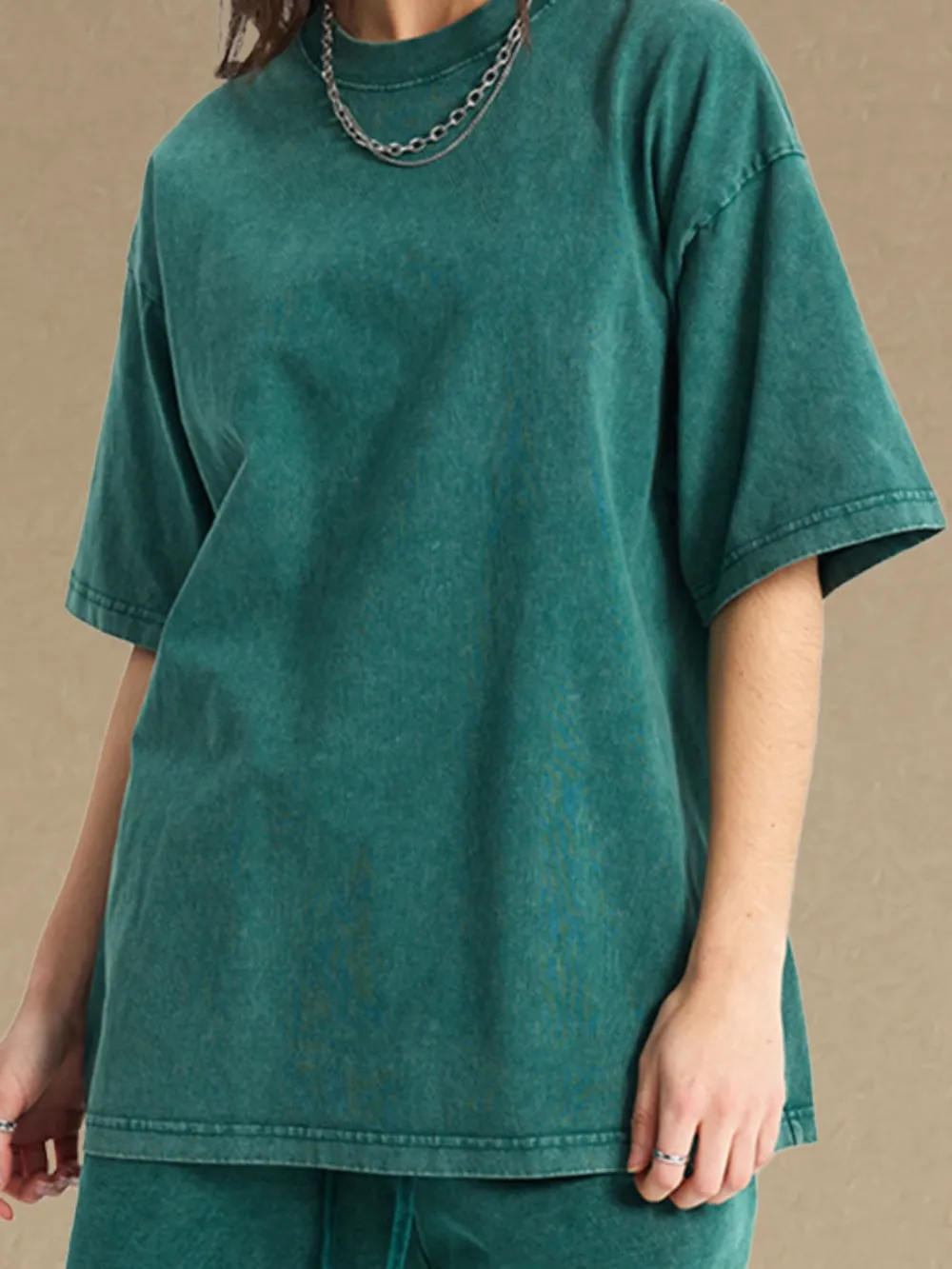 Men's Vintage Washed Oversized T-Shirt, image 8