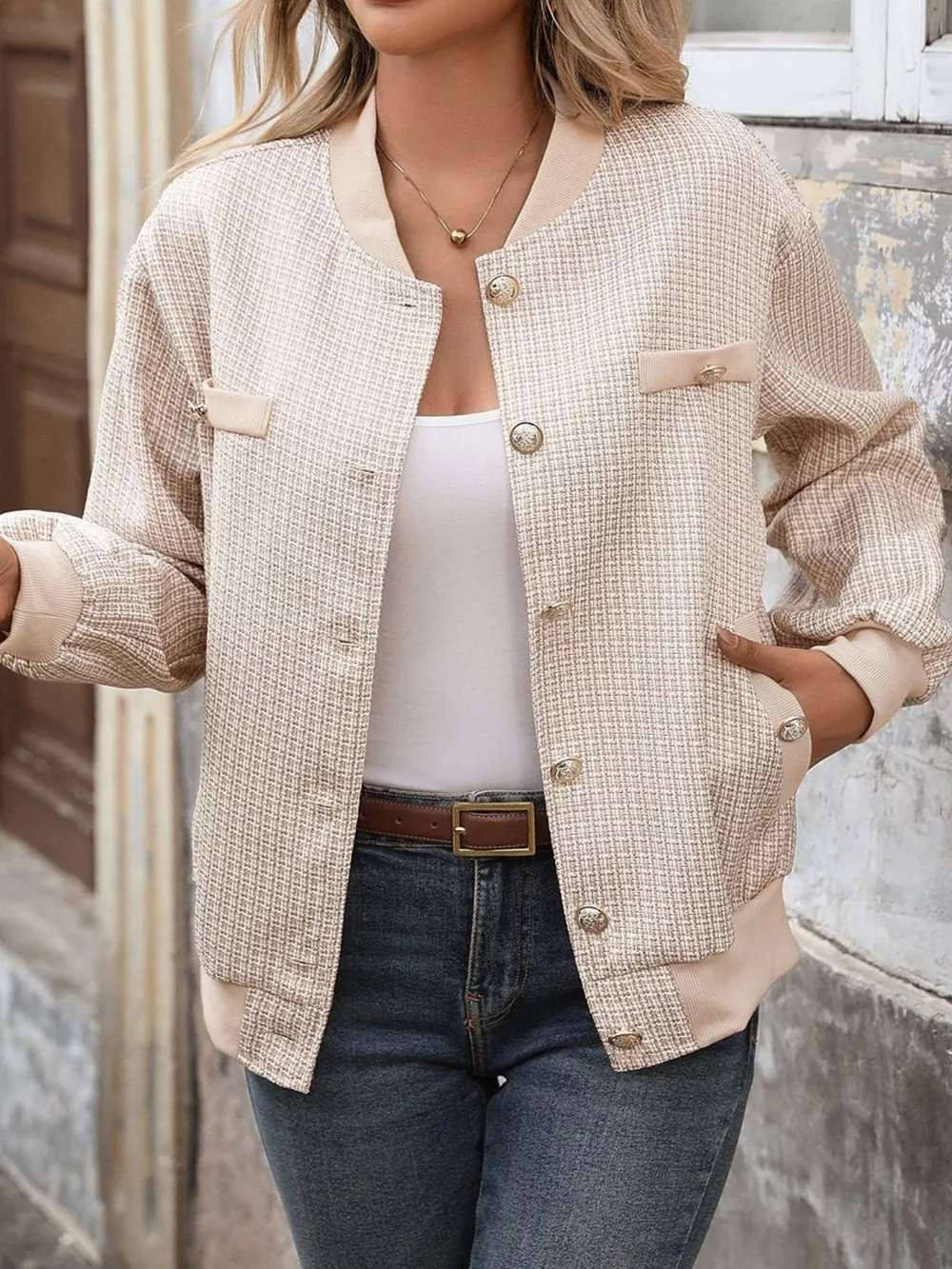 Button Up Long Sleeve Jacket, image 3