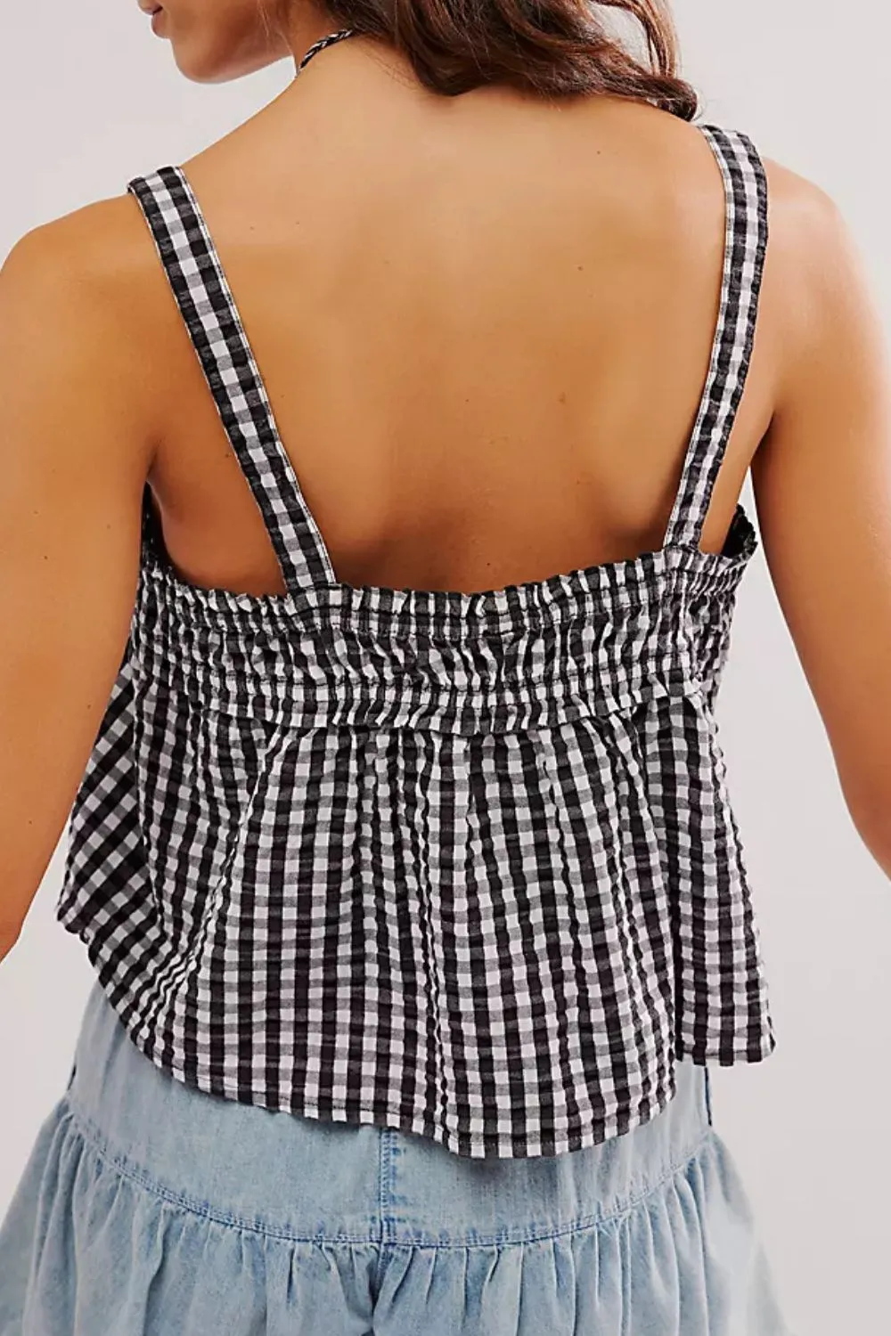 Tied Front Textured Square Neck Cami, image 23