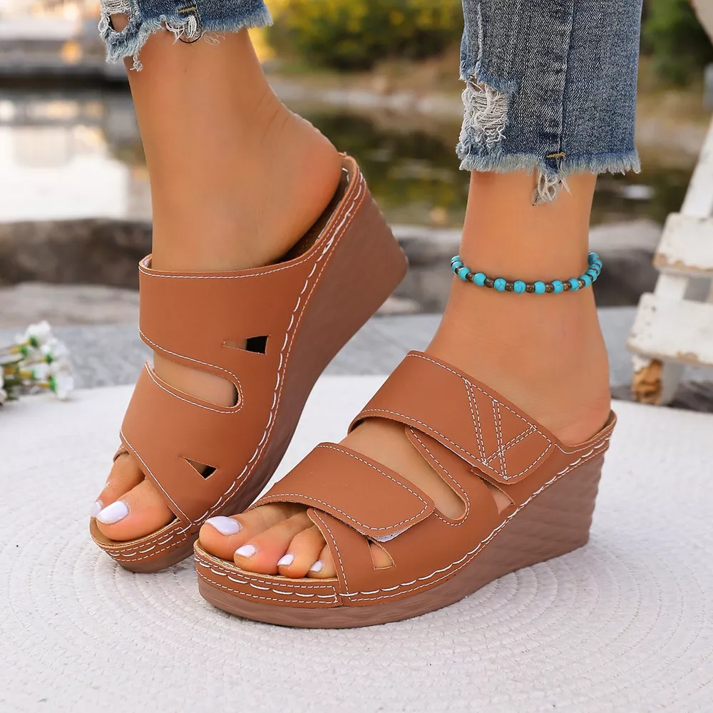 Open Toe Wedge Sandals, image 13