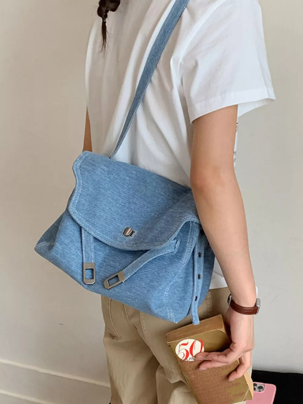 Causal Flap Crossbody Bag, image 3