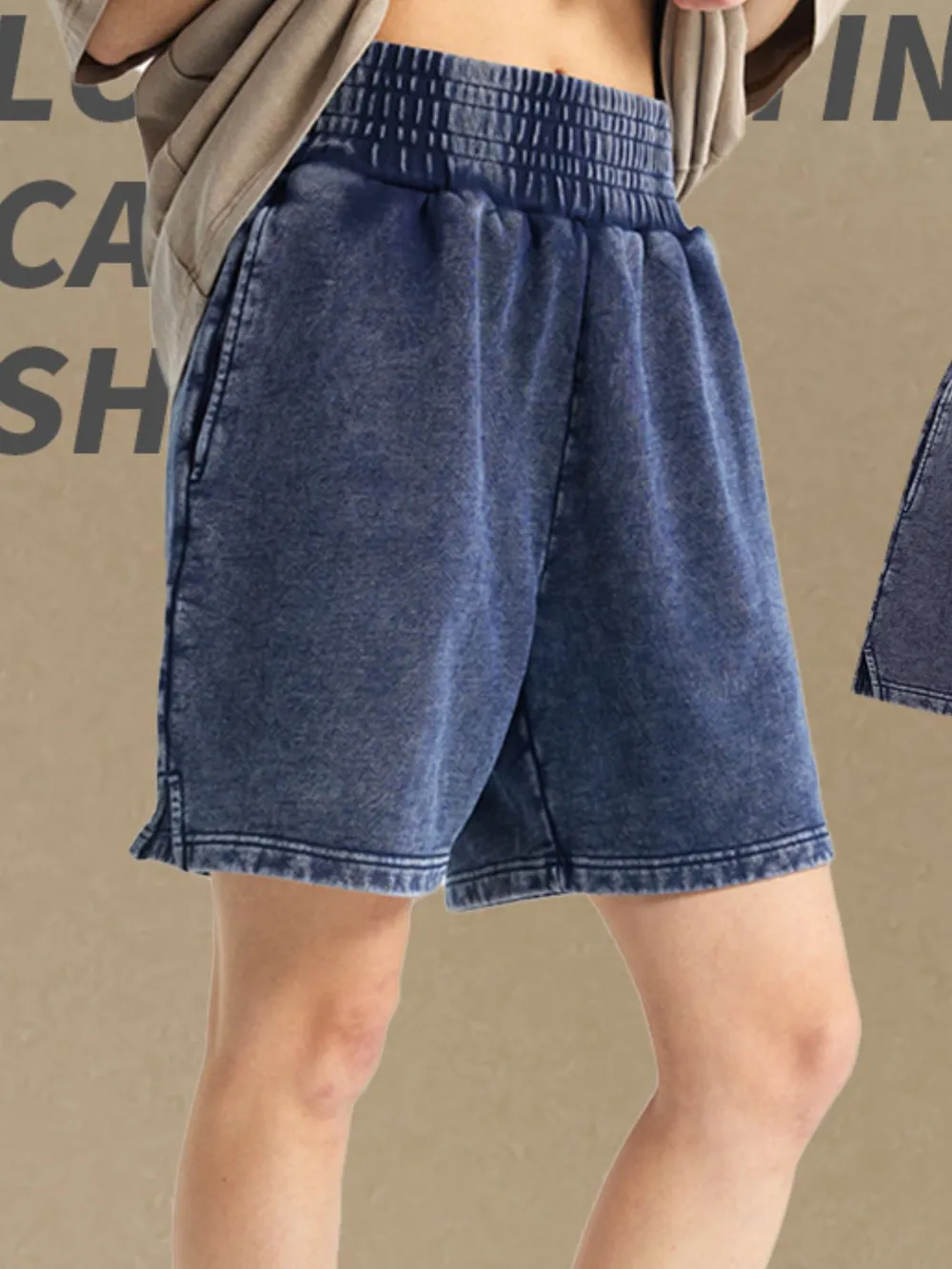 Men's Casual Elastic Waist Shorts, image 7