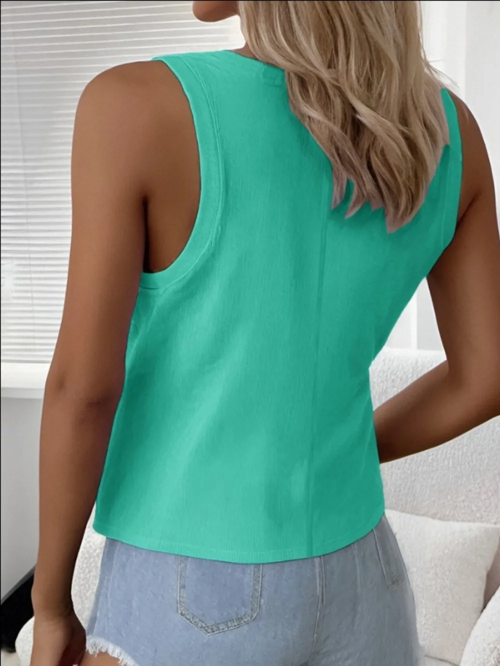 Solid Scoop Neck Tank, image 9