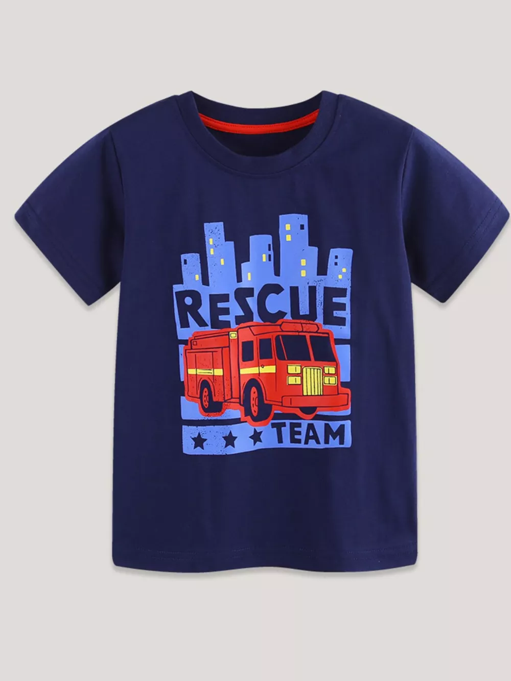 Children's Rescue Team Graphic Short Sleeve T-Shirt