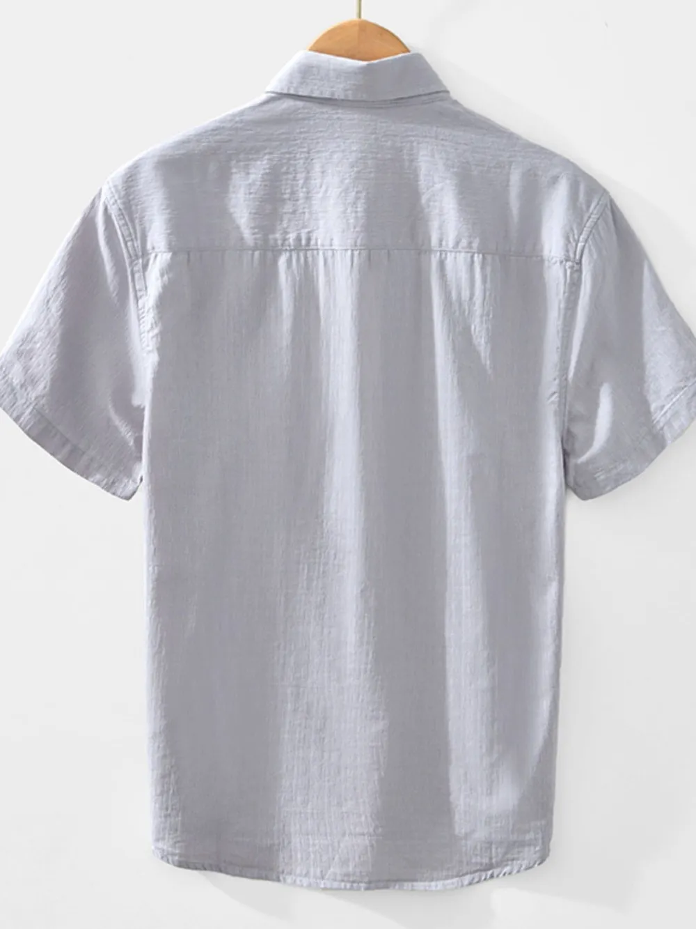 Men's Button Up Short Sleeve Shirt, image 3