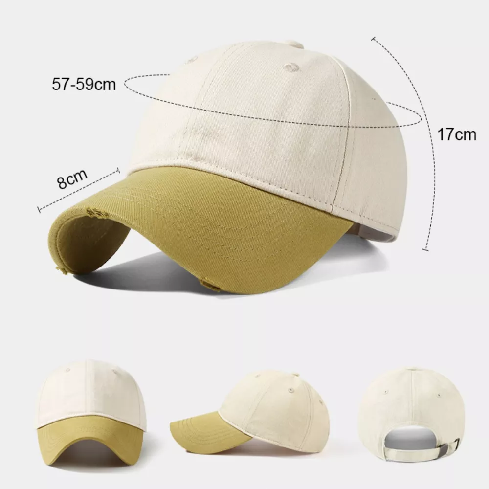 Vintage Contrast Baseball Cap, image 5
