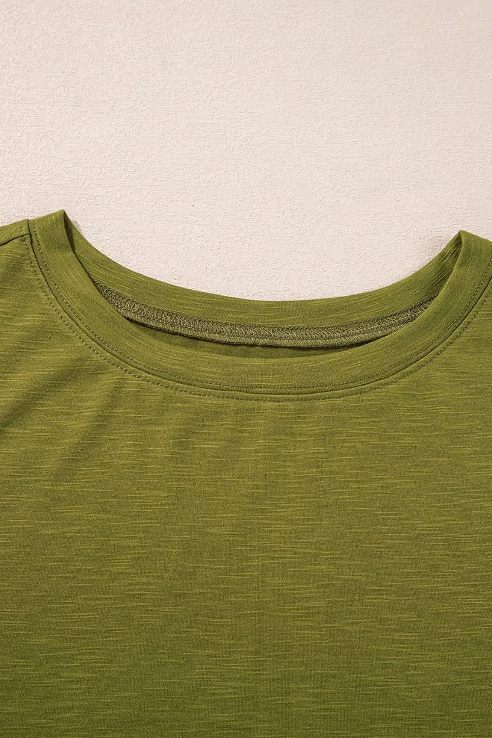 Round Neck Mesh Long Sleeve T-Shirt, image 12