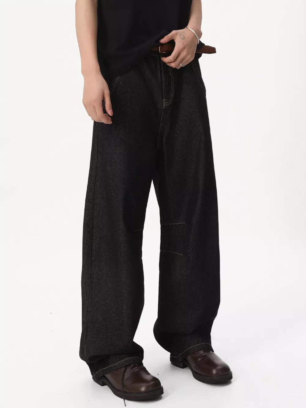 Men's Wide-Leg Jeans, image 4