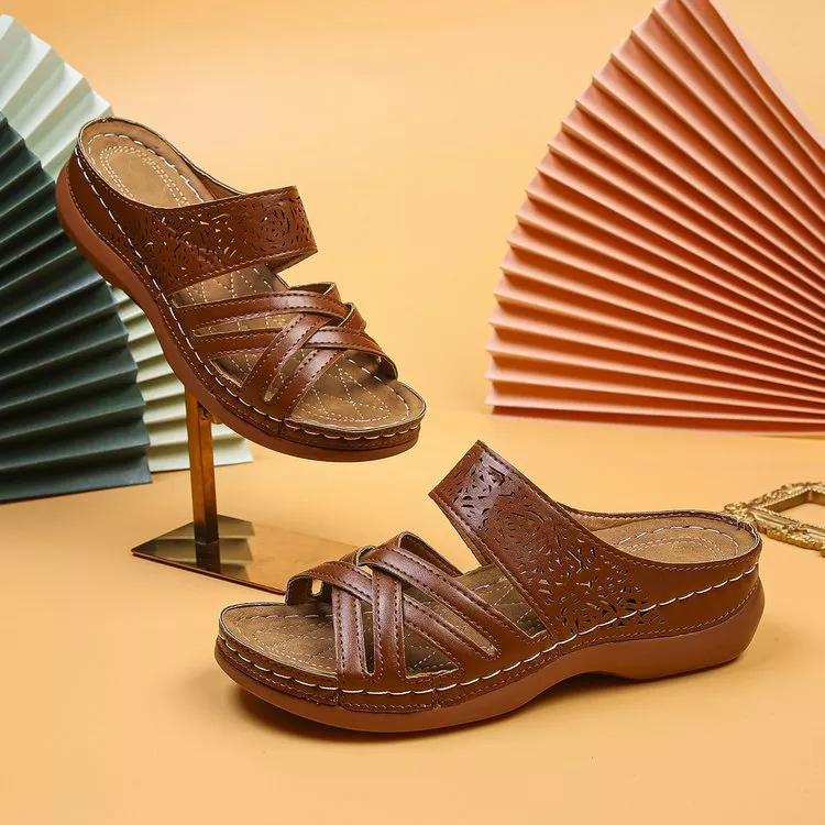 Open Toe Wedge Sandals, image 4