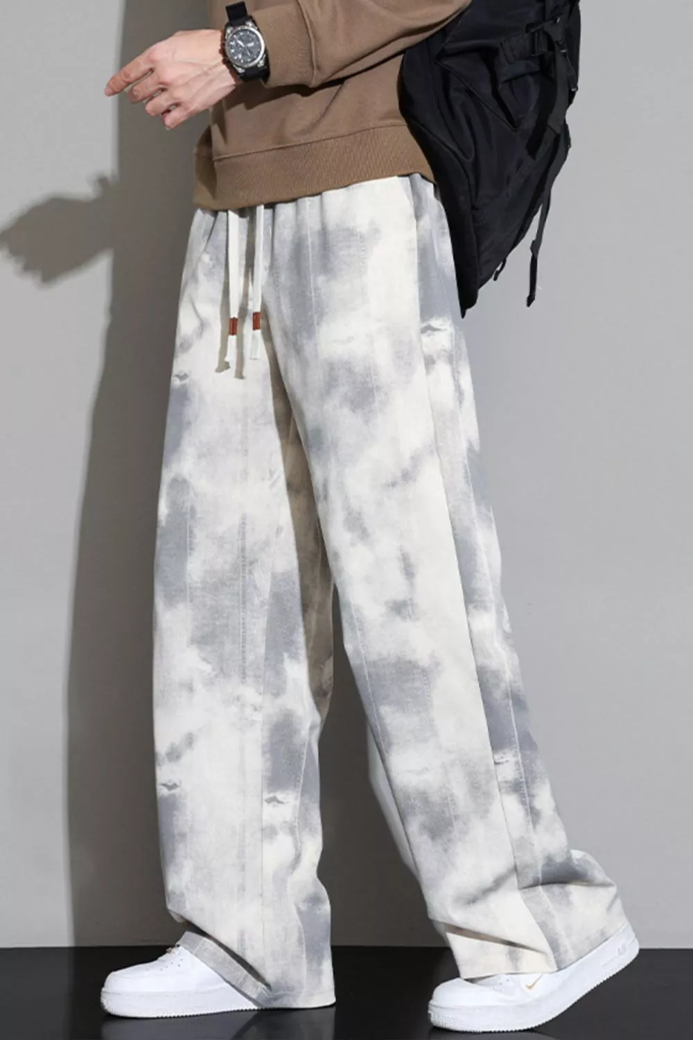 Men's Tie-Dye Loose Fit Casual Pants, image 2