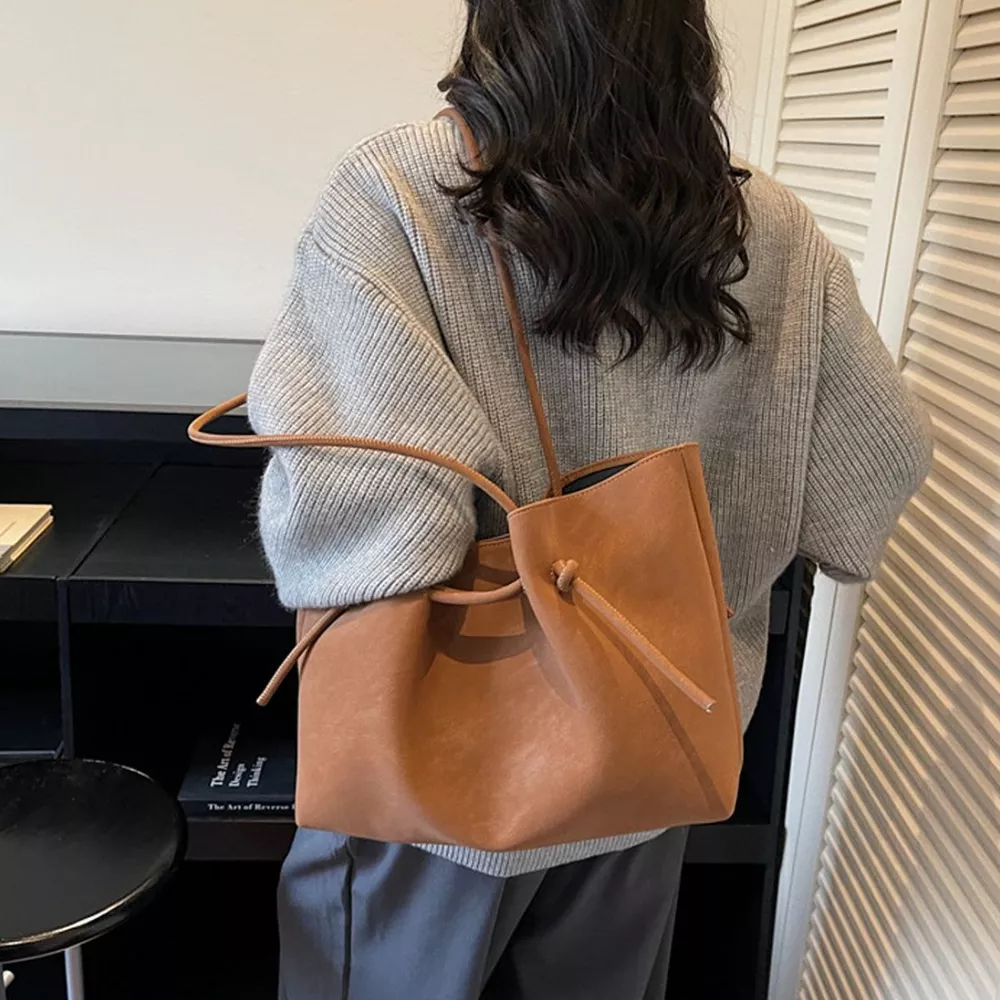 Solid Color Tote Bag, image 2